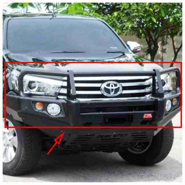 Toyota Hilux Revo 2016 to 2020 – Ironman Front Bumper Version 1