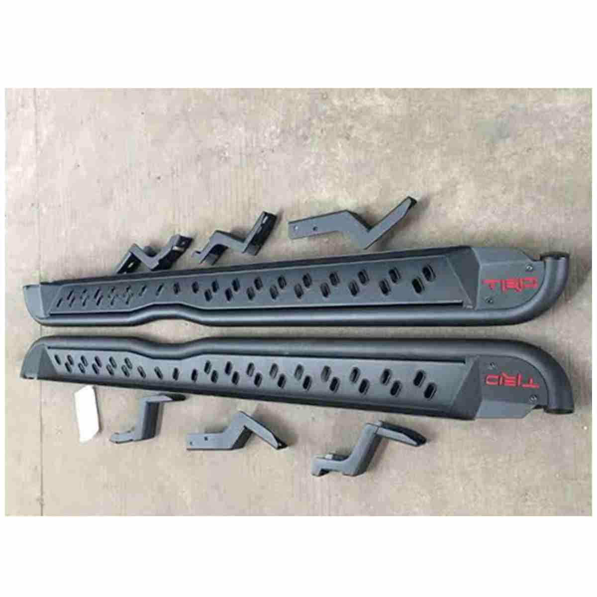 Side Step Metal TRD Style Foot Rest for Toyota Hilux Revo 2016 to 2020