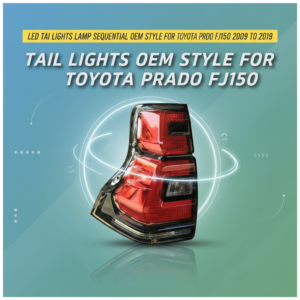 LED Tail Lights Lamp Sequential OEM Style for Toyota Prado FJ150 2009 to 2019