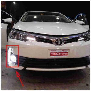 DRL Fog Lamp Cover for Toyota Corolla 2017 to 2020