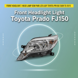 Front Headlight / Head Lamp OEM Pair LED Light Toyota Prado FJ150 2009 to 2015