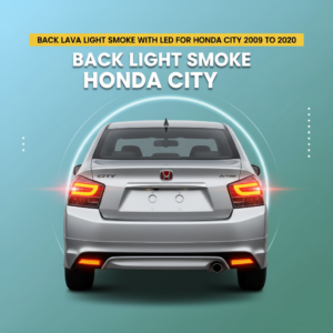 Back Lava Light Smoke with LED for Honda City 2009 to 2020