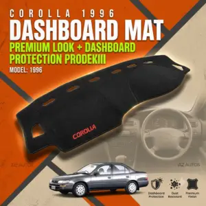 Premium Dashboard Mat for Toyota Corolla 1996