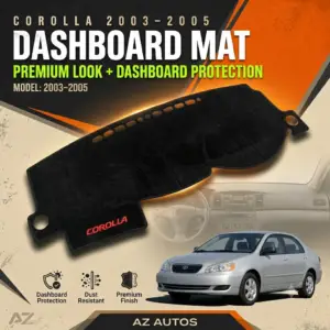 Premium Dashboard Mat for Toyota Corolla 2003-2005